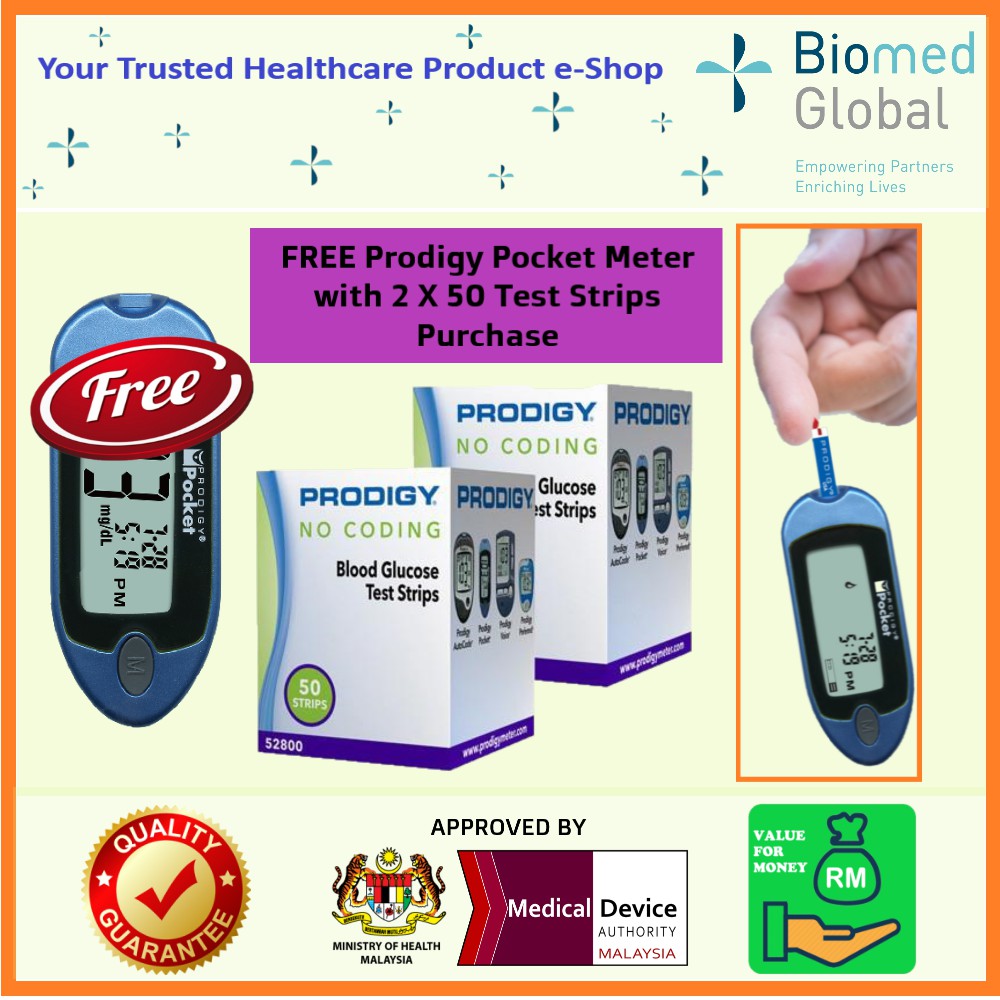 Free Blood Glucose Meter >> Prodigy Blood Glucose Test Strips 2x 50 Strips Vial Free Blood Glucose Meter Free Blood Glucose Meter >> Prodigy Blood Glucose Test Strips 2x 50 Strips Vial Free Blood Glucose Meter