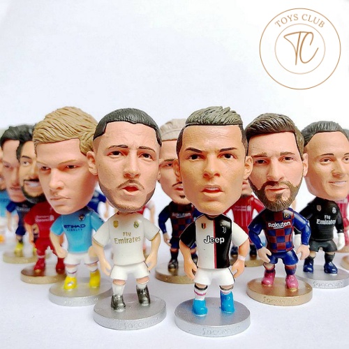 Soccer Star Figures Ronaldo Messi Neymar Mbappe Mata Manchester United Liverpool PSG Player - READY STOCK IN MALAYSIA