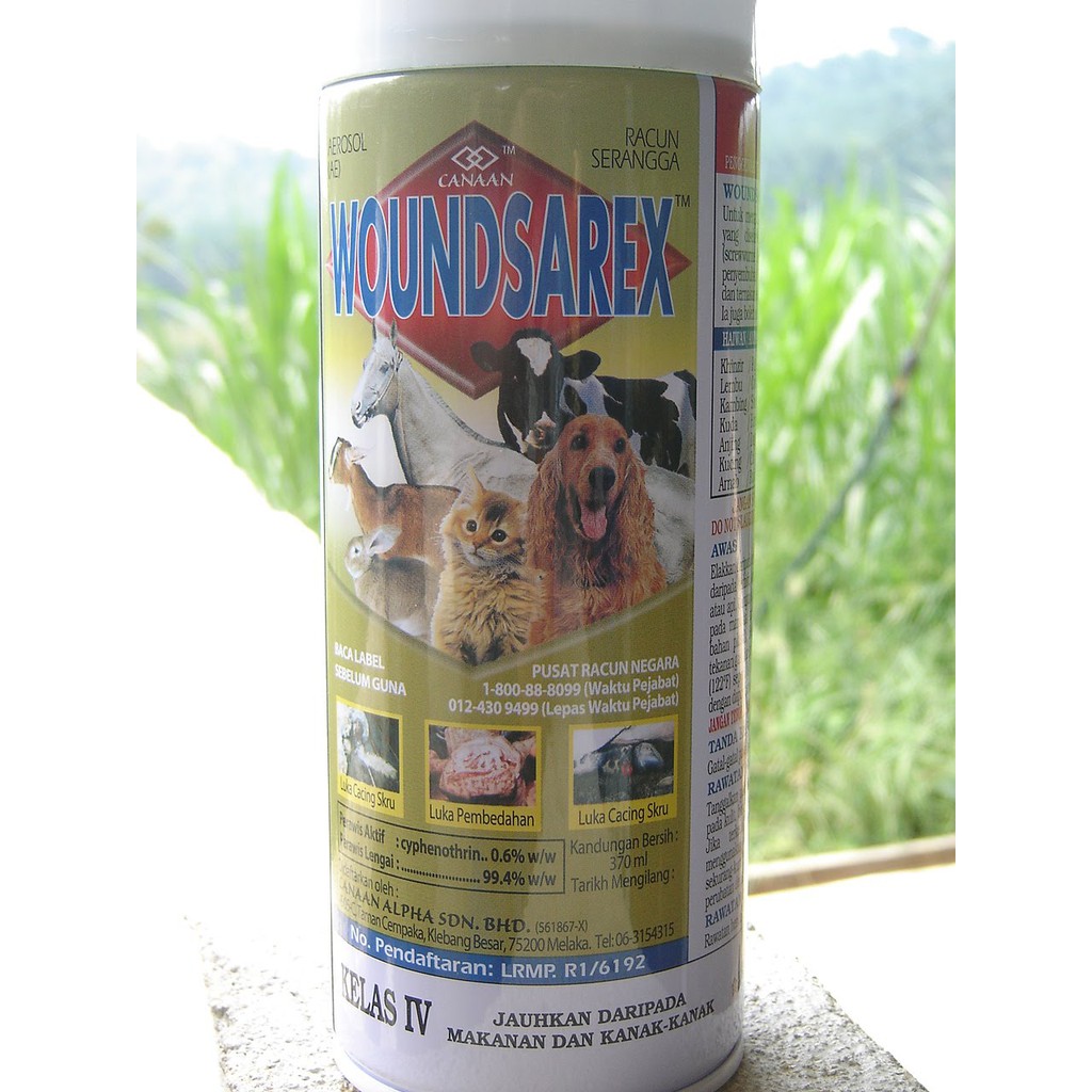 WOUND SAREX Iodine Antiseptic Wound Spray for Animals and 