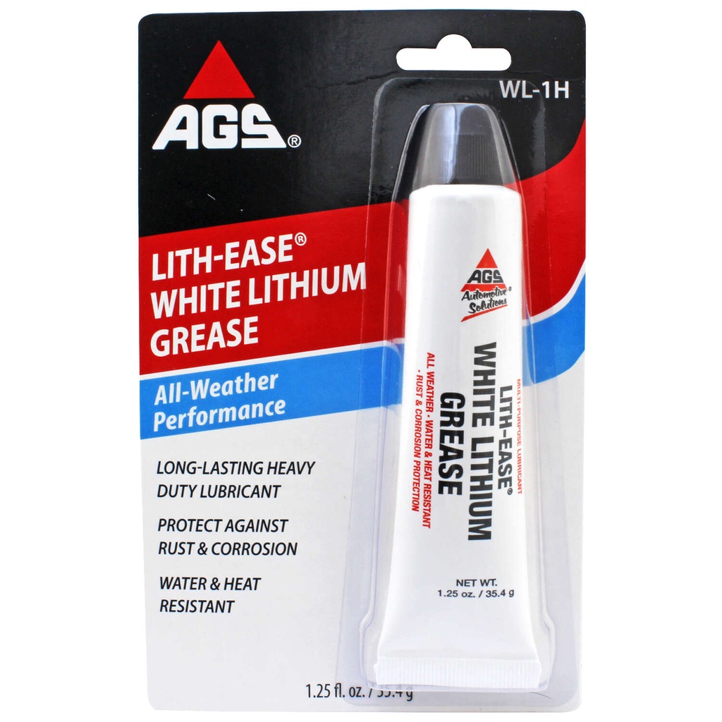 AGS Lith-Ease White Lithium Grease All Weather Performance 35.4g ...