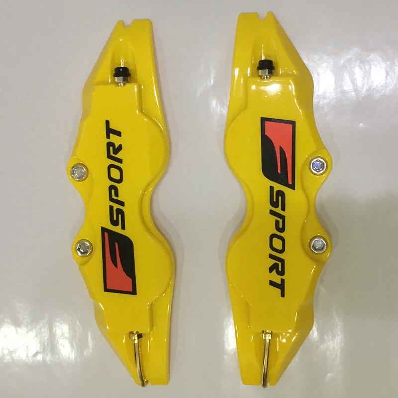 Yellow Plastic Auto Style Disc Brake Caliper Covers F Sport Logo For Lexus Is Isf Gs Rx Rx350 Es Is250 Es350 Lx570 Ct200 Shopee Malaysia