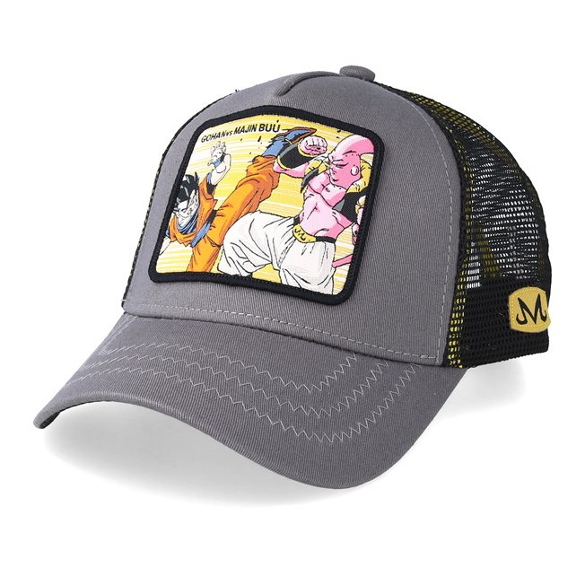 Original 100 Dragon Ball Gohan VS Majin Buu Charcoal/Black Trucker