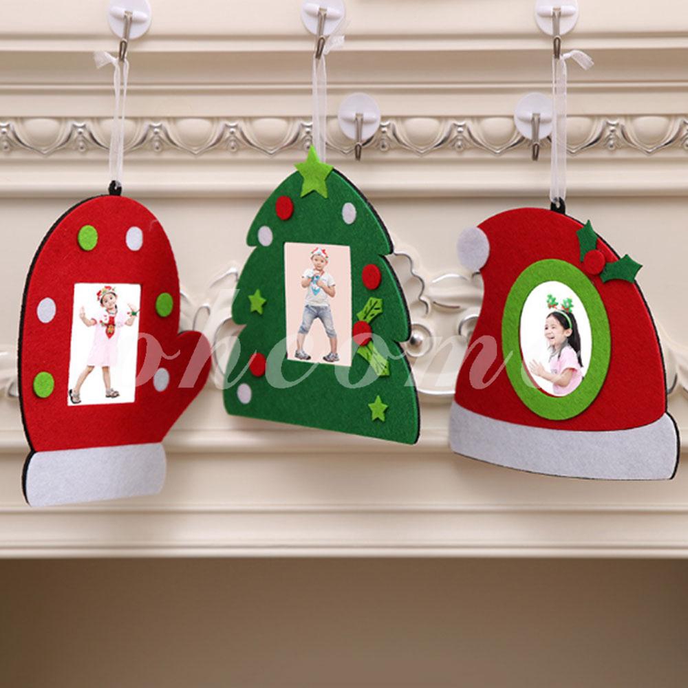 Fashion Latex Christmas Photo Frame Album Tree Ornaments Table