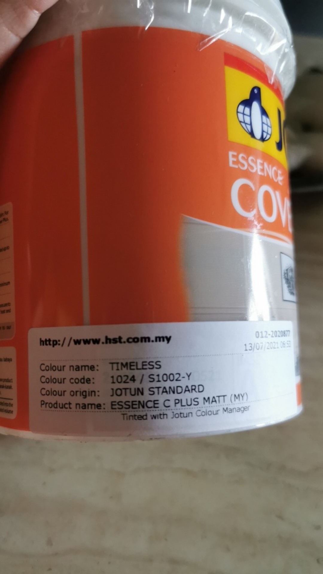 Jotun Paint 1l Essence Cover Plus Matt 1024 Timeless Wall Paint Interior Wall Paint Easy Clean Smooth Finish Shopee Malaysia