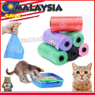 🔥HOTt  ITEMm🔥🔥 ROLLS Poop Disposable Diaper Dispenser Plastic Bag / Plastik buang najis kucing