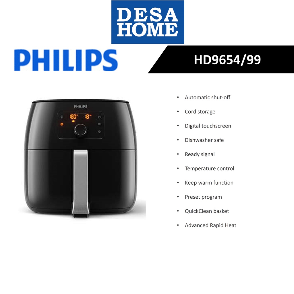 PHILIPS HD9654/99  DIGITAL AIR FRYER XXL HD9654