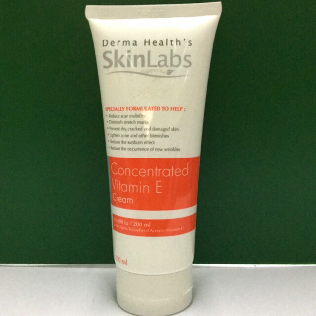 Derma Health’s SkinLabs Concentrated Vitamin E Cream 10,000iu/200ml
