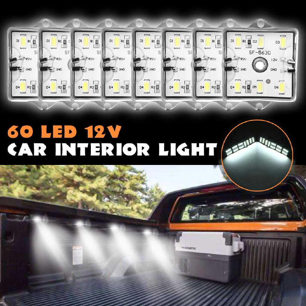 60 Led Cargo Camper Rv Interior Light Trailer Boat Lamp Ceiling For Car Van Usst