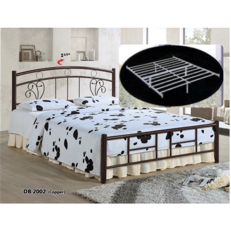 Katil READY STOCKFurnimall Metal Double Bed/Katil Kelamin Besi/Katil ...