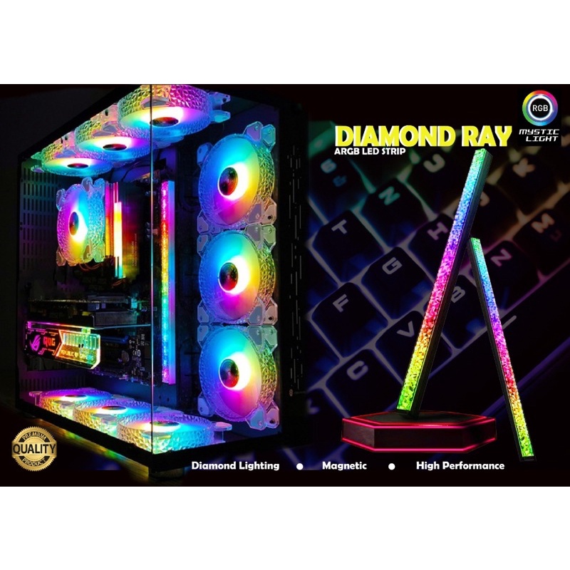 COOLMOON Computer 5V/4PIN Aura Sync RGB Fusion Cool Moon AR30 LED strip