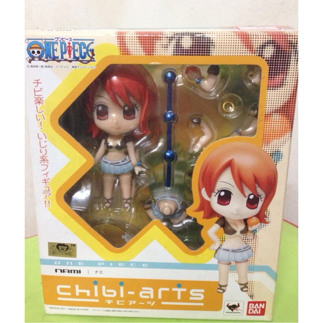 One Piece Chibi Arts Nami Bandai Action Figure Shopee Malaysia