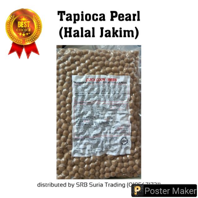 Tapioca Pearl (Halal Jakim) 1kg, 3 kg Shopee Malaysia