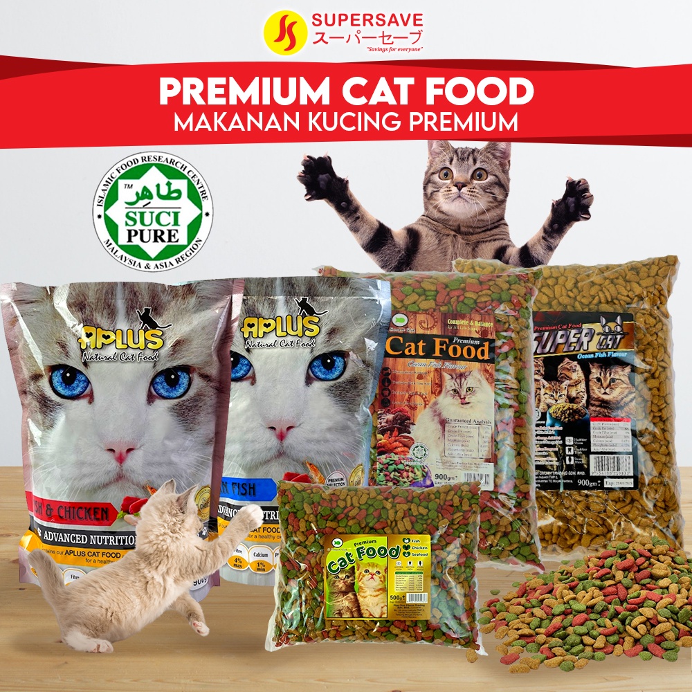 SUPERSAVE Nutritious Premium Dry Cat Food Kibbles Ocean Fish Chicken ...