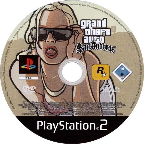 gta cd for ps2