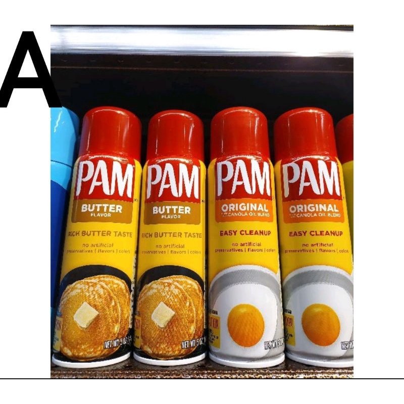 PAM COOKING SPRAY BUTTER 141G/ PAM COOKING SPRAY ORIGINAL 170G/PAM