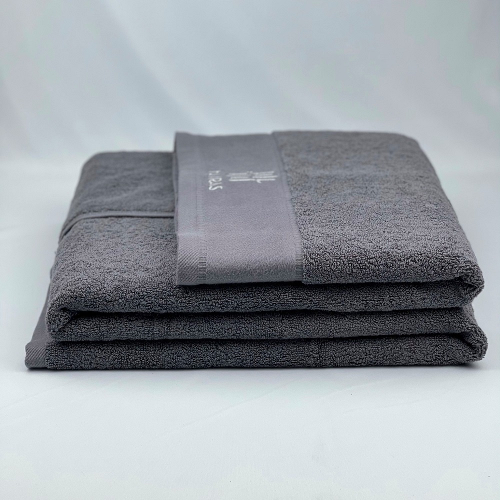 ORGANIC LUXURY BATH TOWEL ( SLATE GREY ) Shopee Malaysia