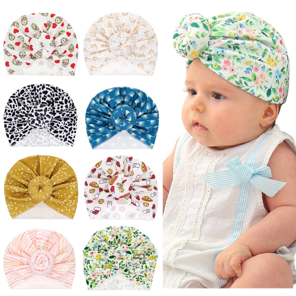 leopard turban baby