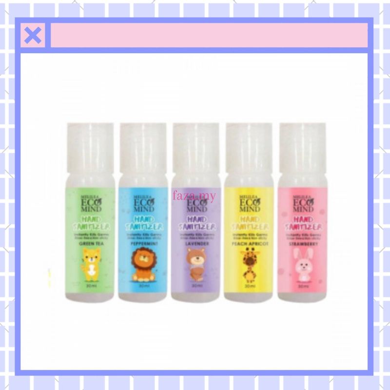 Melilea Sanitiser Hand Sanitizer Wangi 30ml Eco Mind Shopee Malaysia