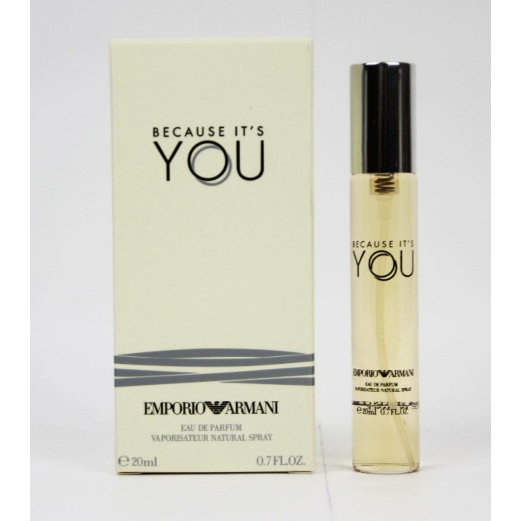 armani because it's you for her