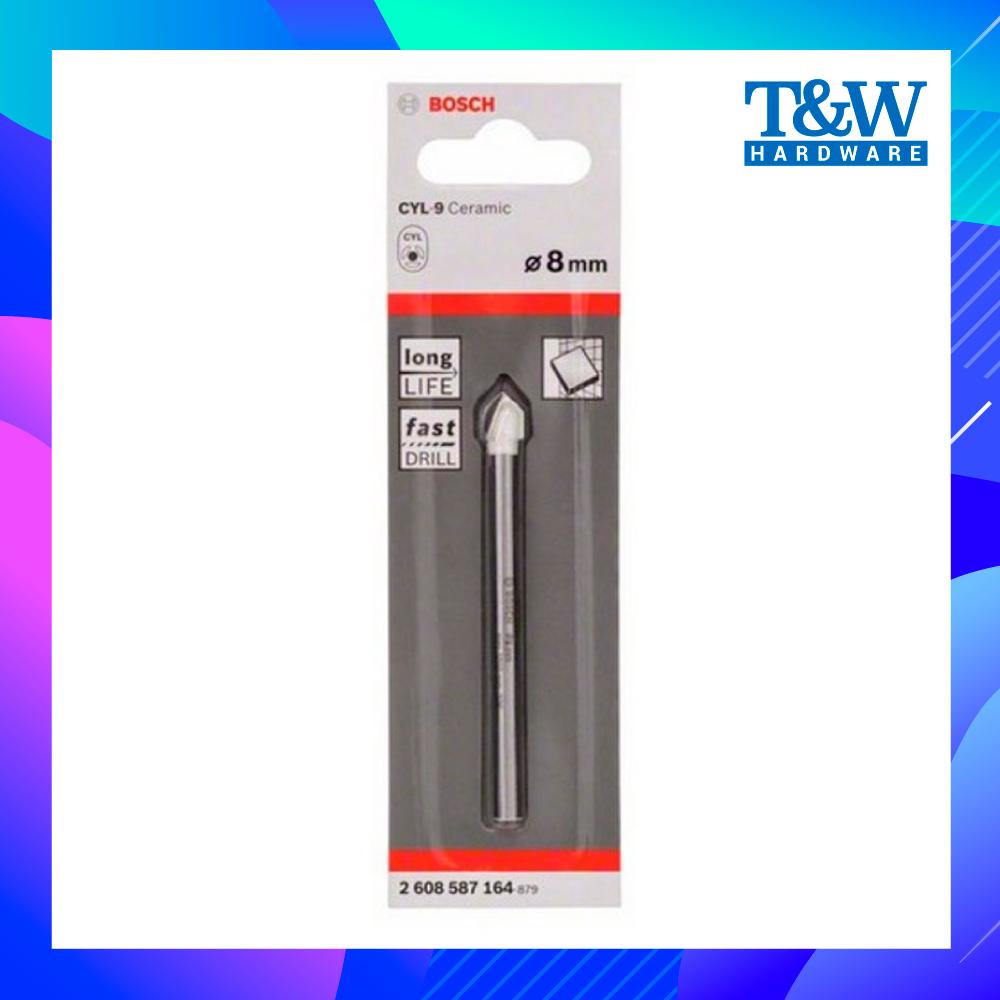 BOSCH Ceramic Tile Mosaic Drill Bit CYL-9 6mm 8mm 10mm 12mm | Shopee ...