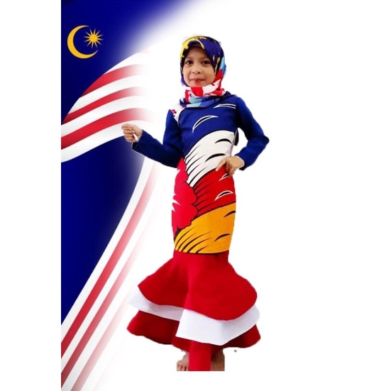 READY STOCK   BAJU MERDEKA / BAJU BENDERA KANAK-KANAK  Shopee 