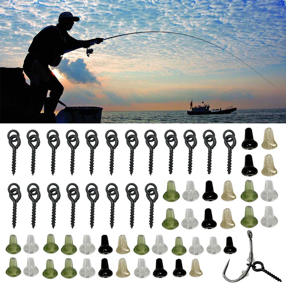 Details about   40Pcs Carp Fishing Accessories Accessories Fitting Hook block Parts High quality