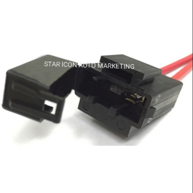 Media Plug in Fuse Holder With Wire