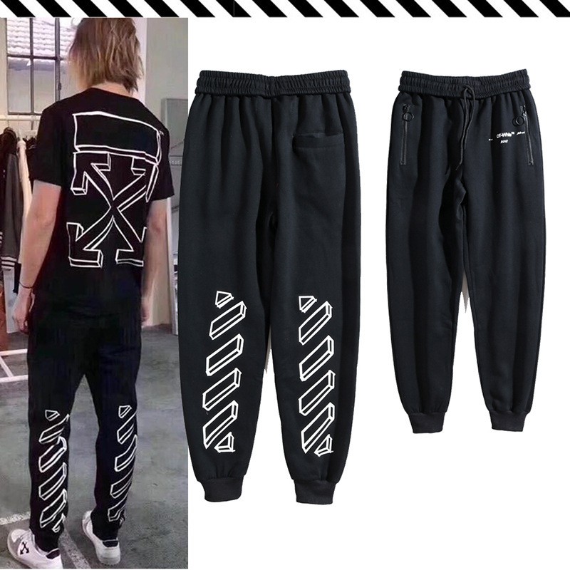 off white sweatpants mens