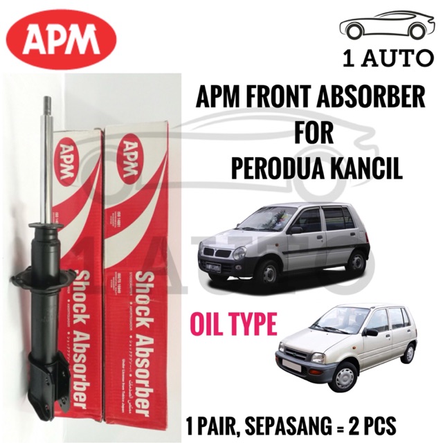 Apm Front Oil Absorber For Perodua Kancil 1 Pair Sepasang Depan Shopee Malaysia