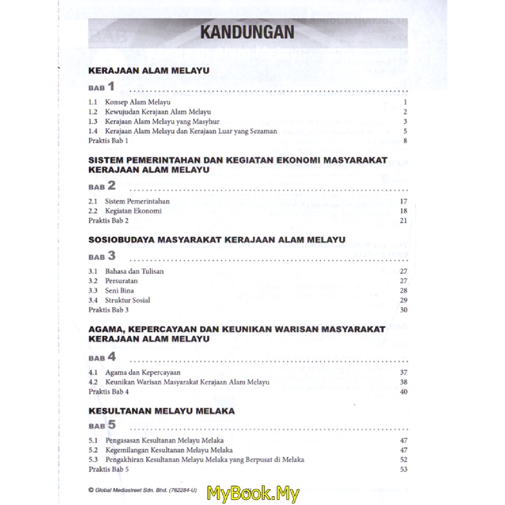 Soalan Sejarah Tingkatan 2 Kesultanan Melayu Melaka