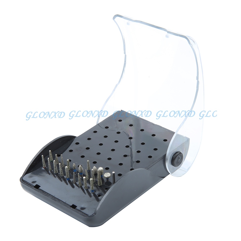 1pcs 60 Hole Dental Burs Holder Plastic Box Burs Dental Holder Dental