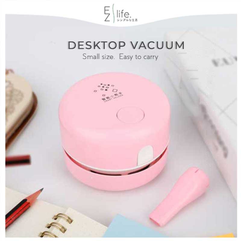 Ezlife Mini Vacuum Cleaner USB Rechargeable Battery Powered Vacuum Keyboard Table Vacuum Desk Table Cleaner