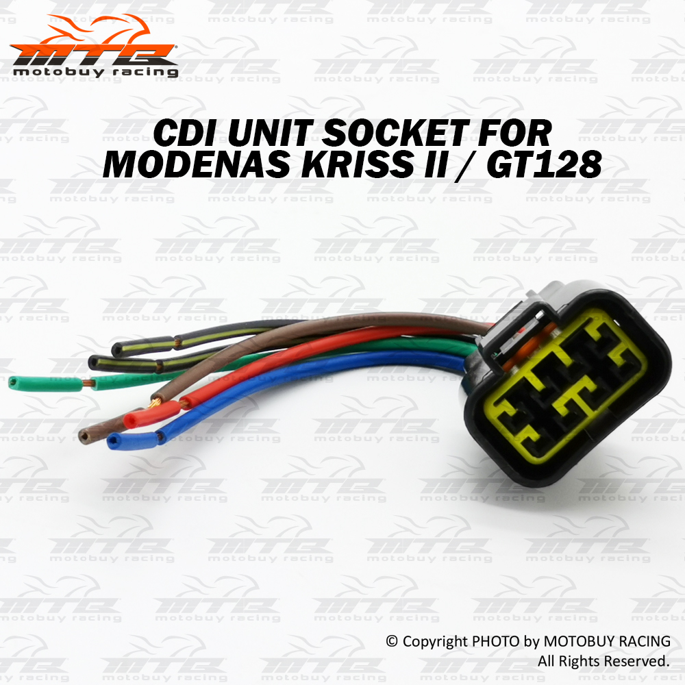 Cdi Unit Socket For Modenas Kriss Ii Gt128 Shopee Malaysia