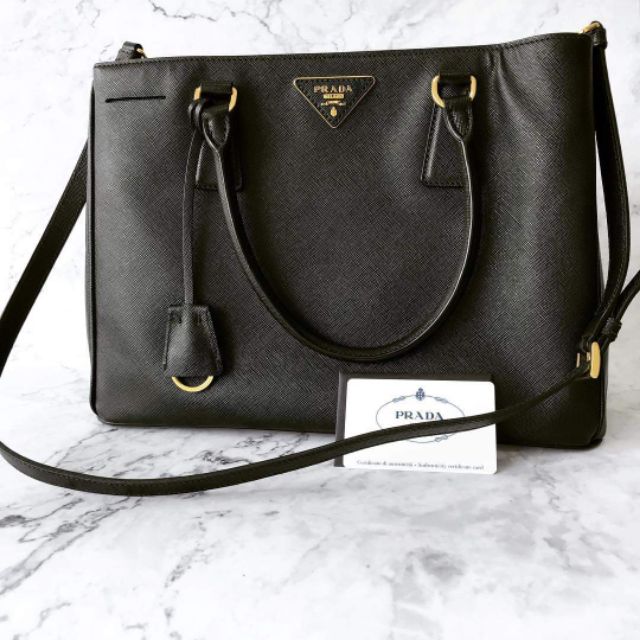 prada saffiano lux shoulder bag