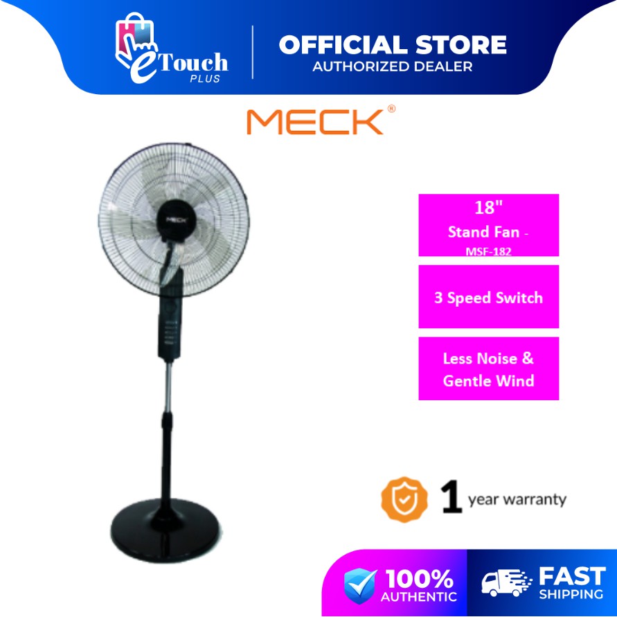 Meck Heavy Duty Industrial Stand Fan 18 16 Msf 185 Kipas Berdiri Besar Midea Mf 16fs10n Standard Packing New Pgmall