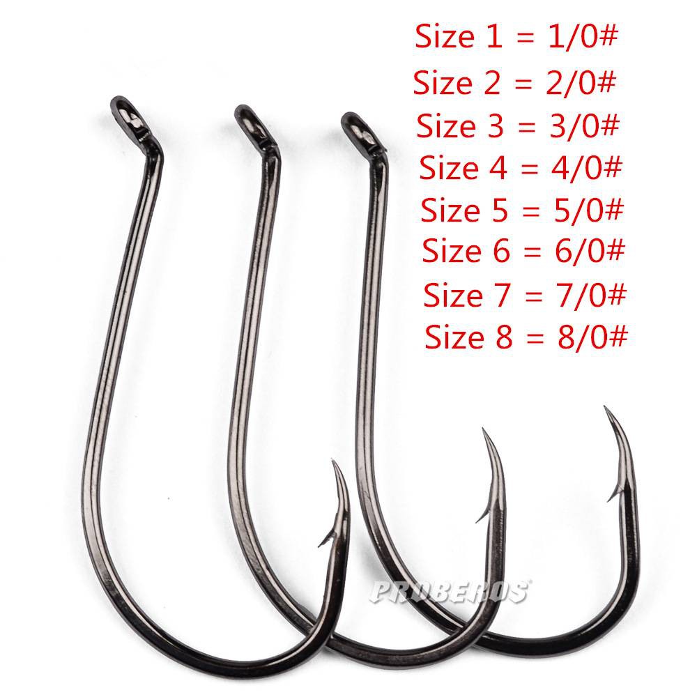 Fishing Hooks Terminal Tackle 100pcs 8299 Octopus Barb Fishing Hook ...