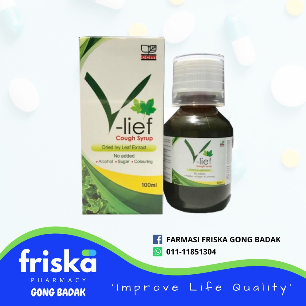 V Lief Cough Syrup 100ml Shopee Malaysia