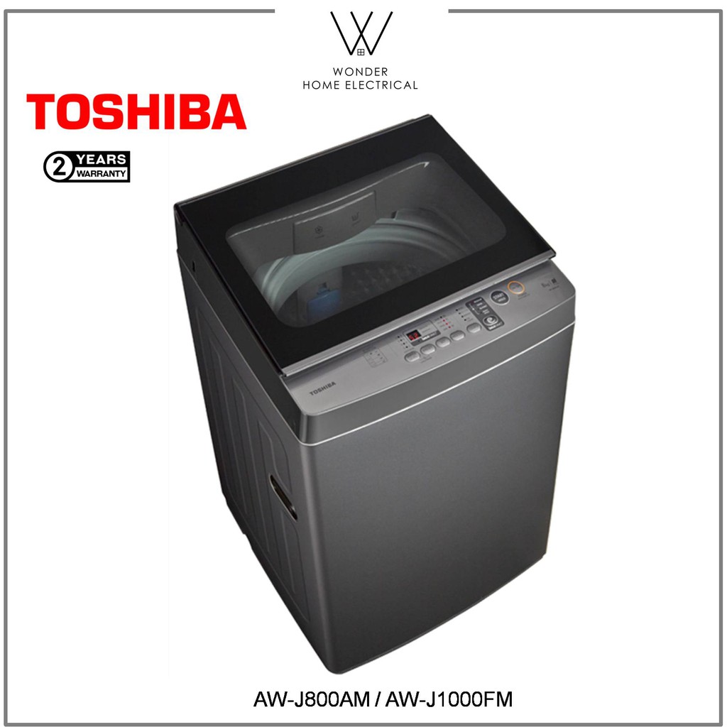 TOSHIBA 7kg /9kg/10kg Fully Auto Washing Machine J800AM / J1000FM