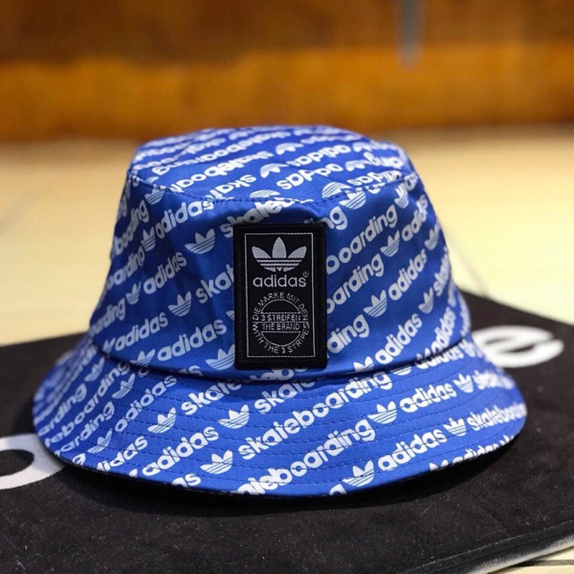 blue adidas bucket hat