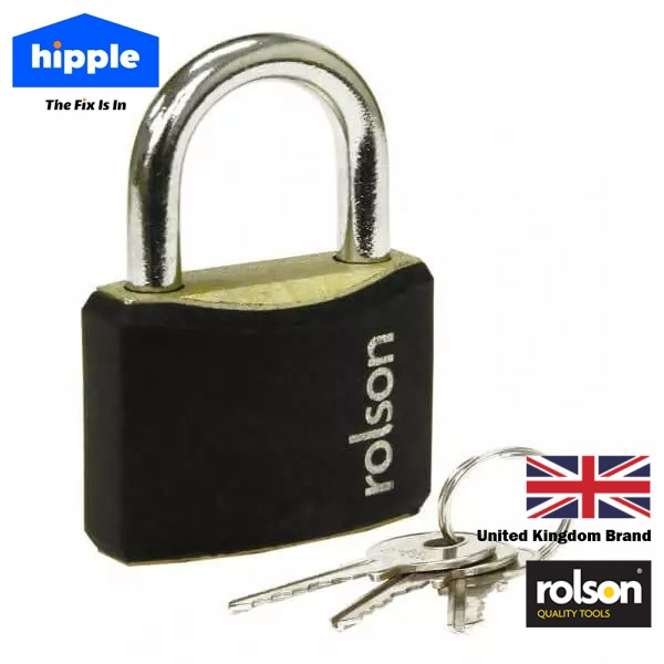 Rolson Black Padlock (40mm) 66405 Shopee Malaysia