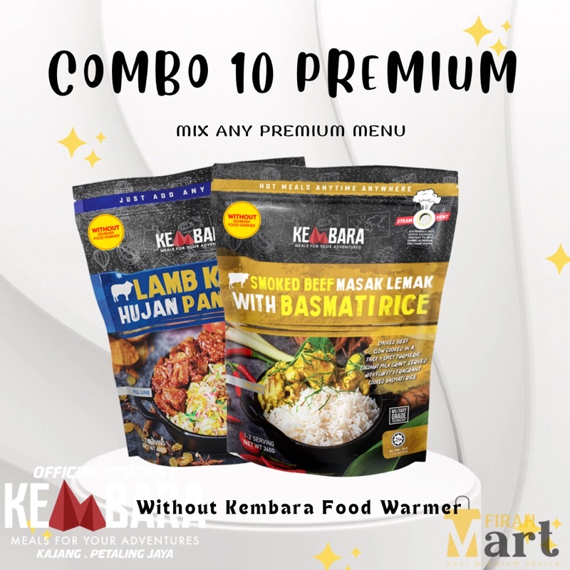 COMBO 10 ANY PREMIUM MENU: LAMB KUZI & SMOKED BEEF