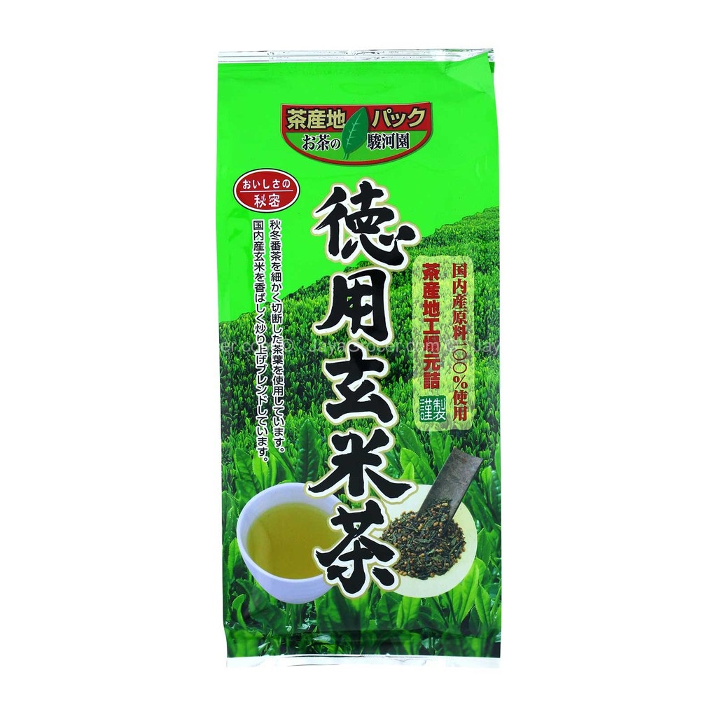 Surugaen Tokuyo Genmaicha Green Tea 300g Japan Greentea Roasted