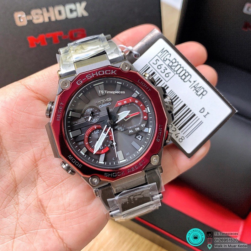 新品 CASIO G-SHOCK 腕時計 MTG-B2000BD-1A4JF | myglobaltax.com