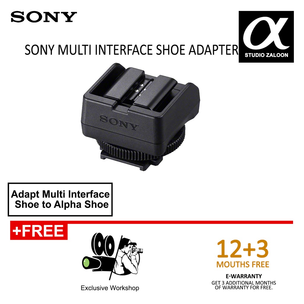 Foto En Camera Genuine Sony Hot Shoe Adapter For Multi Interface Shoe Cameras Adp Maa Luxclusif Com