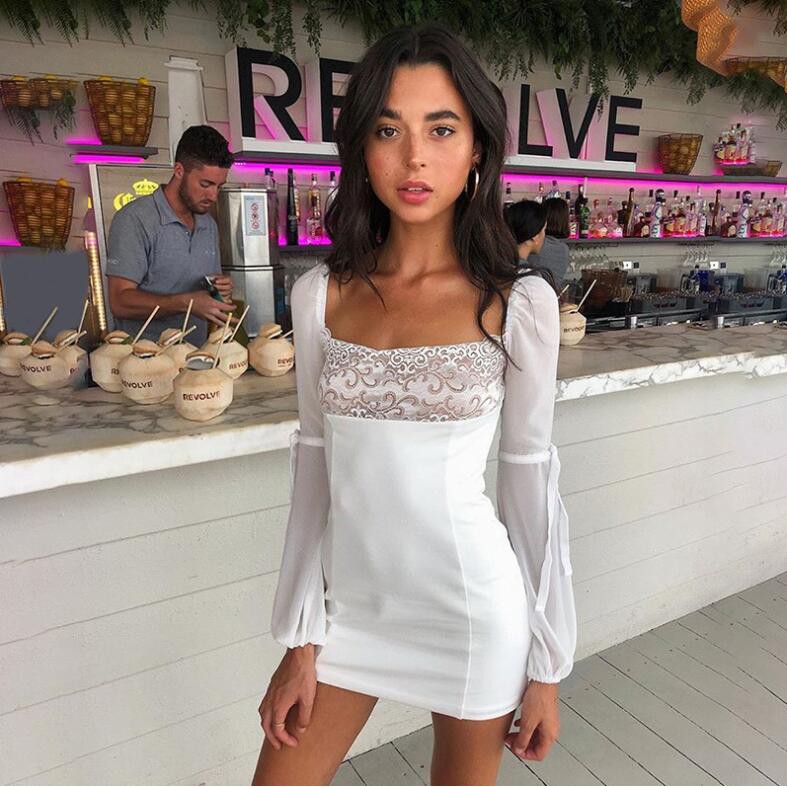 see thru white dresses