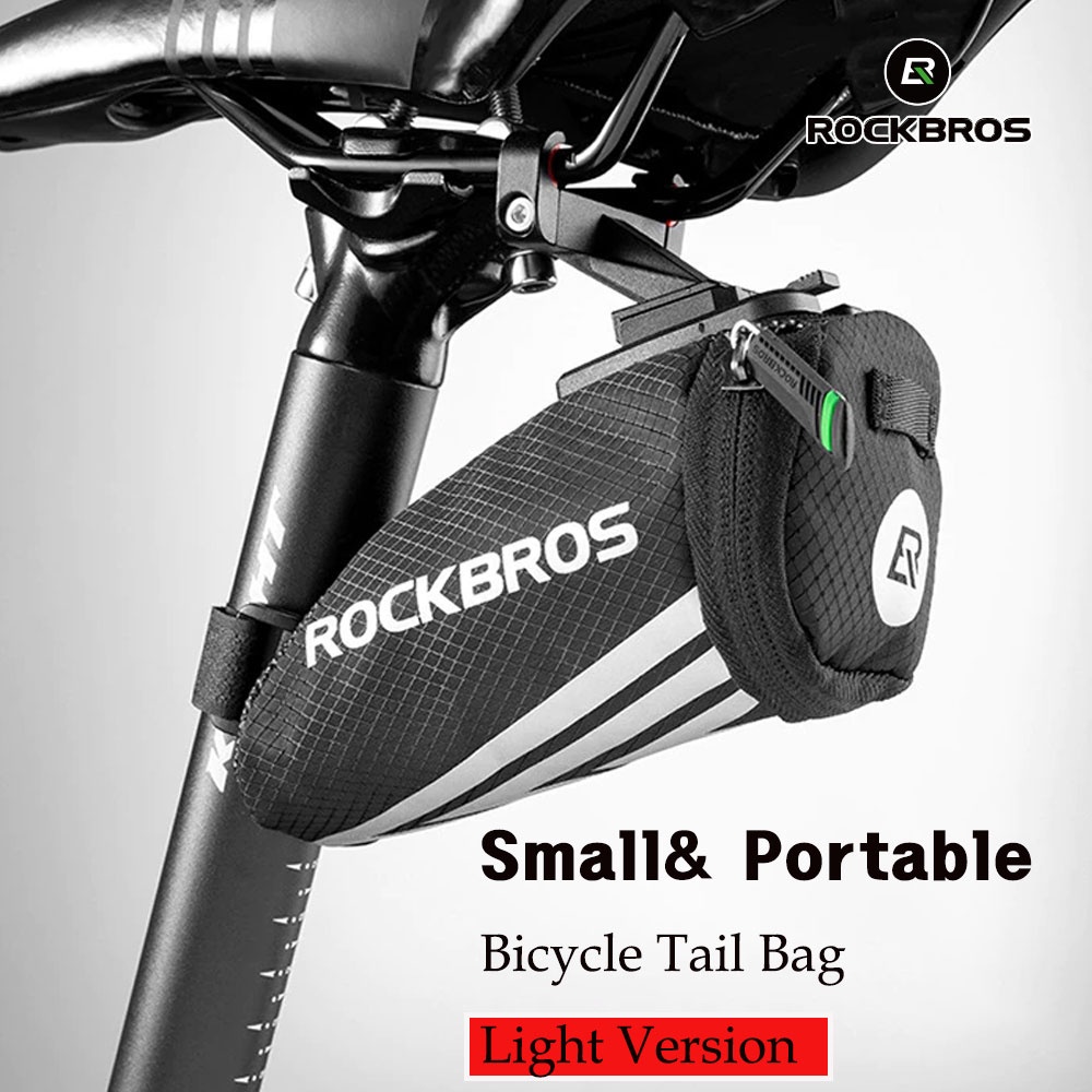Rockbros bicycle saddle bag seat post life waterproof C28 Shopee Malaysia