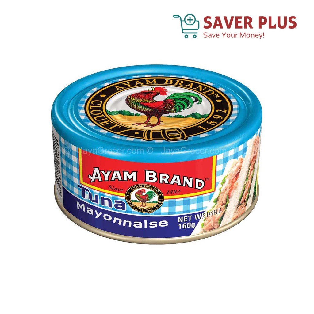 Ayam Brand Tuna 160g ( Mayo / Spread / Hot / Mild / Chili) Shopee