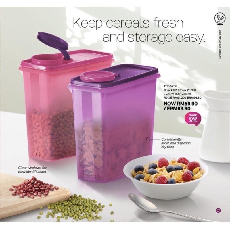 Tupperware Snack Ez Storer 2.9L 1pcs