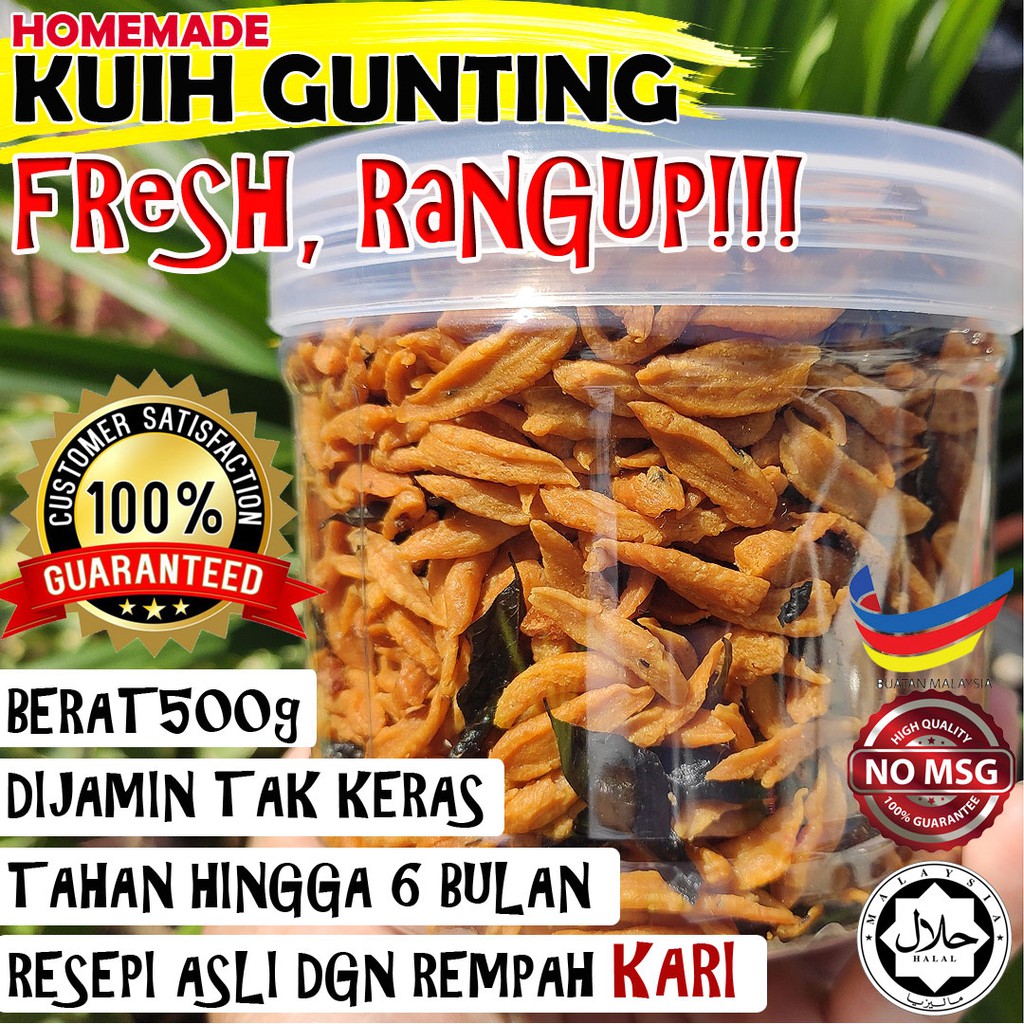 Resepi kuih gunting azlina ina