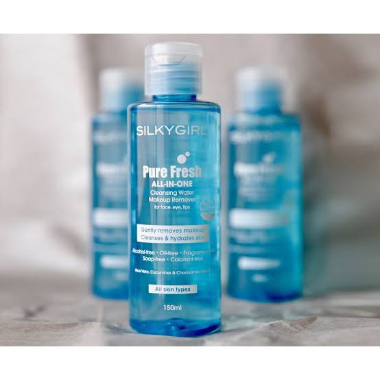 silkygirl pure fresh cleansing water